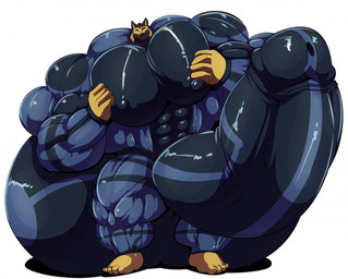 5_toes anthro balls bend_penis big_balls big_muscles big_pecs big_penis clothing erection feet genitals huge_balls huge_muscles huge_pecs huge_penis hyper hyper_balls hyper_genitalia hyper_muscles hyper_pecs hyper_penis looking_at_viewer male muscular muscular_anthro muscular_male nipples pecs penis simple_background smile solo spandex tight_clothing toes white_background bobert canid canine canis domestic_dog german_shepherd herding_dog mammal pastoral_dog 2019
