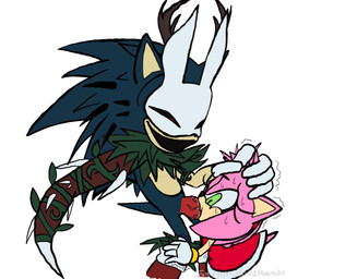 abdominal_bulge blowjob_face bodily_fluids clothing deep_throat dominant fellatio female gagging gloves hair hair_grab handwear larger_dom male male/female oral oral_penetration penetration penile rough_oral saliva sex size_difference smile spilling_out sweat touching_hair stremuloushands sega sonic.exe_(creepypasta) sonic_the_hedgehog_(series) amy_rose kolossos sonic.exe eulipotyphlan hedgehog mammal monster