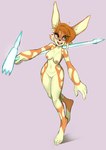 biped blush breasts digitigrade female fur genitals green_eyes hair hammer holding_hammer holding_object holding_tool holding_weapon multicolored_body multicolored_fur nipples orange_body orange_fur orange_hair pussy simple_background solo standing teeth tongue tools two_tone_body two_tone_fur weapon white_body white_fur akitokit holly_zanzibar lagomorph leporid mammal rabbit 2024 digital_media_(artwork) full-length_portrait hi_res portrait