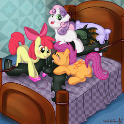 age_difference anal anal_penetration animal_genitalia animal_penis anus balls bdsm bed bed_bondage blindfold bondage bound canon_x_oc collaborative collaborative_fellatio collaborative_oral collaborative_sex cunnilingus dominant dominant_female equine_genitalia equine_penis erection facesitting feathered_wings feathers fellatio female female_penetrating female_penetrating_male feral feral_on_feral furniture genitals group hair horn larger_male licking loli lying male male/female male_penetrated multicolored_hair object_in_ass older_male on_back open_mouth oral orange_body orange_feathers penetration penile penis penis_lick pillow quadruped restrained sex sex_toy sex_toy_in_ass sex_toy_insertion sitting sitting_on_another size_difference smaller_female spread_eagle tail tongue tongue_out toying_partner two_tone_hair vaginal vibrator vulva wings young young_feral younger_female yaoifairy friendship_is_magic hasbro my_little_pony mythology apple_bloom_(mlp) cutie_mark_crusaders_(mlp) fan_character scootaloo_(mlp) sweetie_belle_(mlp) vesairus arthropod changeling_(mlp) earth_pony equid equine horse mammal mythological_creature mythological_equine pegasus pony unicorn 1:1 2012 hi_res