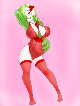 3_fingers accessory beads big_breasts braided_hair breasts camel_toe clothing ear_piercing ear_ring female female_humanoid fingers flower flower_in_hair genitals green_hair hair hair_accessory hair_over_eye hand_behind_head interspecies interspecies_pregnancy lingerie lipstick looking_at_viewer makeup markings maternity_clothes mole_(marking) mole_on_breast mole_under_eye nipples piercing plant prayer_beads pregnant pregnant_female pregnant_humanoid red_clothing red_lingerie red_lipstick ring_piercing rosary solo translucent translucent_clothing translucent_lingerie vulva yellow_eyes inkrait nintendo pokemon soledad_(atomic417) gardevoir generation_3_pokemon humanoid pokemon_(species) 2023 3:4 absurd_res hi_res