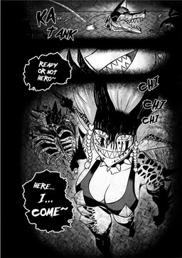 anthro bikini bikini_top breasts cleavage clothed clothing collar destroyed dialogue endoskeleton evolved_raptora fancomic female group horn mad_underdog_cerberus metallic_body monster_girl_(genre) multi_head oil oil_covered oil_stain sinister_smile smug_grin solo swimwear text thong to_be_continued trio two-piece_swimsuit underdog_men underwear wire saizuart european_mythology greek_mythology mythology one-punch_man one_(manga) raptora animal_humanoid canid canid_demon canine canis cerberus demon dobermann domestic_dog hellhound humanoid lizard_humanoid mammal monster mythological_canine mythological_creature pinscher reptile reptile_humanoid robot_anthro scalie scalie_humanoid comic english_text hi_res monochrome