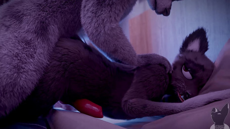 all_fours anal anal_penetration animal_genitalia animal_penis anthro anthro_on_anthro anthro_penetrated anthro_penetrating anthro_penetrating_anthro anthro_penetrating_male ass_up balls balls_deep bed bedroom bedroom_sex big_butt black_body black_fur black_nose bouncing_balls bouncing_butt bouncing_penis breath brown_balls brown_body brown_fur butt canine_genitalia canine_penis doggystyle duo erection fangs fluffy fluffy_tail from_behind_position fur furniture genitals grey_body grey_fur indoor_nudity indoor_sex inside interspecies knot lying male male/male male_penetrated male_penetrating male_penetrating_anthro male_penetrating_male moan nude on_bed on_front panting penetration penile penile_penetration penis penis_in_ass pillow red_eyes red_penis sex sharp_teeth shoulder_grab side_view sound_effects tail teeth thrusting whiskers white_body white_fur white_inner_ear sound_warning twitchyanimation aggretsuko sanrio haida_(aggretsuko) sam_(hakya11) hyena mammal procyonid raccoon spotted_hyena 16:9 2021 3d_(artwork) 3d_animation animated blender_(artwork) digital_media_(artwork) hi_res huge_filesize long_playtime loop sound video voice_acted widescreen