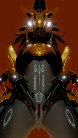3_fingers anthro armguards armor black_body black_feathers blep bottomless butt butt_from_the_front claws clothed clothing cuirass face_covered feather_hair feathered_crest feathers female finger_claws fingers flat_chested genitals gesture glistening glistening_body glowing glowing_eyes grey_body hand_gesture head_crest looking_at_viewer looking_down looking_down_at_viewer non-mammal_vulva pointing pointing_at_pussy pseudo_hair short_tail solo tail tongue tongue_out vulva white_eyes churledbovine pickle_juice_(modeler) halo_(series) microsoft xbox_game_studios alien avian kig-yar scalie t'vaoan 3d_(artwork) 9:16 colored digital_media_(artwork) hi_res