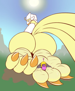 3_toes ambiguous/ambiguous ambiguous_gender anthro anthro_on_anthro anthrofied arm_tuft beak between_toes big_butt biped bodily_fluids bubble_butt butt butt_focus claws clothed clothed/nude clothing confusion duo extreme_size_difference feathers feet femboy floppy_ears fluffy foot_focus frown grey_body hair hair_over_eyes head_tuft huge_butt humanoid_feet kneeling lips long_hair looking_at_another looking_back looking_down multicolored_body multicolored_feathers nipple_outline nude open_mouth orange_claws outside pink_clothing pink_topwear plantigrade pokemorph question_mark shirt size_difference sky soles solo_focus sun sweat sweaty_feet tail tail_feathers tank_top thick_bottom_lip thick_lips toe_claws toes topwear tuft two_tone_body two_tone_feathers white_beak white_body white_feathers worried yellow_body yellow_feathers yellow_tail yowesephth nintendo pokemon avian generation_6_pokemon lagomorph leporid mammal mega_altaria mega_evolution pokemon_(species) rabbit shiny_pokemon 2015 digital_drawing_(artwork) digital_media_(artwork) hi_res