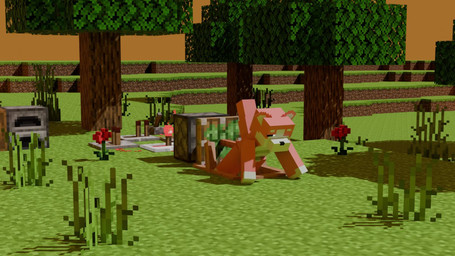 abdominal_bulge all_fours anthro anthro_penetrated black_sclera boat eyes_closed female flower fucking_machine fur fur_markings furnace grass improvised_dildo improvised_sex_toy in_boat machine markings masturbation minecraft_block nude one_eye_closed orange_sky outside penetration pink_body pink_fur plant pupils redstone redstone_repeater rose_(flower) sky snout solo sticky_piston tree vaginal vehicle watercraft white_markings white_pupils fluobun microsoft minecraft minecraft_sheep_fucker mojang xbox_game_studios canid canine fox mammal 16:9 3d_(artwork) animated blender_(artwork) blender_eevee_(artwork) digital_media_(artwork) hi_res short_playtime sound video widescreen