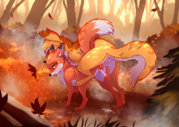 4_toes animal_genitalia animal_penis anus autumn balls blush bodily_fluids brown_body brown_fur brown_tail butt canine_genitalia canine_penis claws countershade_fur countershade_torso countershading cum cum_in_vagina cum_inside cum_on_ground detailed_background duo erection eyes_closed feet female female_penetrated feral feral_on_feral feral_penetrated feral_penetrating feral_penetrating_feral fluffy fluffy_tail forest fur genital_fluids genitals heart_symbol humanoid_genitalia humanoid_genitalia_on_feral humanoid_vulva humanoid_vulva_on_feral inaccurate_knotting inner_ear_fluff intraspecies knot knotted_penis looking_back male male/female male_penetrating male_penetrating_female mating_grip nature open_mouth outside outside_sex penetration penile penile_penetration penis penis_in_vagina plant quadruped saliva sex standing standing_sex tail text toe_claws toes tongue tongue_out tree tuft vaginal vaginal_fluids vaginal_penetration vulva yellow_eyes rukifox abby_(rukifox) rick_(rukifox) canid canine fox mammal 2025 digital_drawing_(artwork) digital_media_(artwork) url