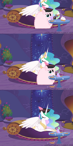 blue_eyes comic crown cupcake cutie_mark dialog eating english_text equine eye_patch eyes_closed eyewear feather female feral fluffle_puff fluffy food friendship_is_magic hair hat hook horn horse mammal mixermike622 my_little_pony open_mouth pink_hair pirate pony princess_celestia_(mlp) sleeping tea teacup text tiara tongue tongue_out tumblr winged_unicorn wings
Rating: Safe
Score: 8
User: anthroking
Date: November 25, 2013