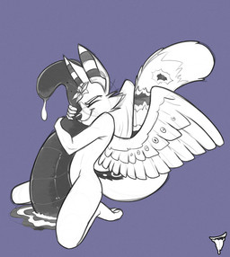 black_nose black_tentacles bodily_fluids cheek_tuft cum cum_drip cum_from_tentacle dripping eyes_closed facial_tuft feathers female flower flower_hair_accessory genital_fluids grinding hibiscus hug hugging_tentacle markings plant portal smile solo spread_legs spreading squeezing striped_inner_ear striped_markings striped_tail stripes tail tail_markings tentacles tuft wings bmbrigand sunny_(neonwabbit) avian bird canid canine flicker_(bird) fox hybrid lagomorph leporid mammal northern_flicker picid rabbit 2025 digital_drawing_(artwork) digital_media_(artwork) guide_lines hi_res sketch watermark