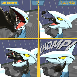 ambiguous/ambiguous ambiguous_gender bodily_fluids clothing duo feral latex latex_clothing latex_skinsuit onomatopoeia open_mouth oral_vore page_number red_eyes saliva size_difference skinsuit sound_effects tail teeth text tight_clothing tongue vore yellow_eyes aquinas_audax nintendo pokemon avian bird generation_1_pokemon generation_2_pokemon mammal murid murine pokemon_(species) rat rattata rodent skarmory 1:1 2025 3d_(artwork) absurd_res blender_(artwork) blender_eevee_(artwork) comic digital_media_(artwork) english_text hi_res signature