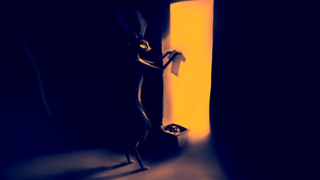 anthro clothing dark doing_laundry female hairless hallway laundry_basket light long_tail multi_nipple night nipples nude orange_light serene shirt solo t-shirt tail topwear l0veblood femnair domestic_cat felid feline felis hairless_cat mammal sphynx_(cat) 16:9 digital_media_(artwork) digital_painting_(artwork) hi_res krita_(artwork) painting_(artwork) widescreen