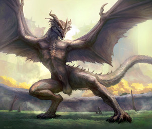 animal_genitalia balls biped body_hair claws detailed_background digitigrade feral fully_sheathed fur genitals grass grey_body grey_fur happy_trail horn looking_at_viewer male male_feral membrane_(anatomy) membranous_wings outside pecs plant sheath snout solo toe_claws wings klongi elden_ring european_mythology fromsoftware mythology agheel flying_dragon_agheel dragon mythological_creature mythological_scalie scalie western_dragon wyvern 2025 digital_media_(artwork) hi_res shaded