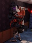 against_surface against_wall dream duo leg_grab machine male male/male nightmare sex unknown_artist five_nights_at_freddy's five_nights_at_freddy's_4 scottgames bonnie_(fnaf) foxy_(fnaf) nightmare_bonnie_(fnaf) nightmare_foxy_(fnaf) animatronic canid canine fox humanoid lagomorph leporid mammal rabbit robot 3d_(artwork) digital_media_(artwork)