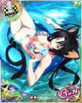 bikini black_hair breasts cleavage clothed clothing female hair smile solo swimwear text two-piece_swimsuit water yellow_eyes maltron66 high_school_dxd kuroka animal_humanoid cat_humanoid felid felid_humanoid feline feline_humanoid humanoid mammal mammal_humanoid 4:5 english_text