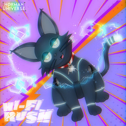 blue_eyes collar collar_only collar_tag dipstick_tail ears_up female feral machine markings musical_note musical_symbol nude open_mouth paws semi-anthro solo static symbol tail tail_markings norman_the_fox hi-fi_rush microsoft tango_gameworks 808_(hi-fi_rush) domestic_cat felid feline felis mammal robot 1:1 hi_res