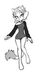 anthro biped bottomless breast_outline breasts cheek_tuft clothed clothing collar eyelashes facial_tuft female forehead_gem gem hair long_eyelashes looking_at_viewer oversized_clothing panties paws short_hair simple_background slim_female small_breasts small_waist solo tail tail_tuft thick_eyelashes tuft underwear ki0nyxie sega sonic_the_hedgehog_(series) blaze_the_cat domestic_cat felid feline felis mammal 2023 absurd_res greyscale hi_res monochrome