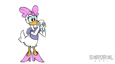 accessory anthro beak bloodshot_eyes bodily_fluids bow_(feature) bow_accessory bow_ribbon bow_tie bracelet centered_hair_bow clothed clothing cross-popping_vein duo egg egg_yolk eyebrows eyelashes eyes_closed feathers female footwear frown hair_accessory hair_bow hair_ribbon hand_on_head hands_on_hips hat headgear headwear high_heels holding_egg holding_object humor jewelry male one_eye_closed open_mouth ribbons saliva saliva_string screaming sharp_teeth shirt shoes simple_background smile standing sweat sweatdrop teeth tongue tongue_out topwear tuft white_background white_body white_feathers serareldeer sound_warning disney daisy_duck donald_duck anatid anseriform avian bird duck 16:9 2021 2d_animation animated dated digital_media_(artwork) english_audio frame_by_frame hi_res meme short_playtime signature sound video voice_acted widescreen