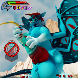 animal_genitalia animal_penis balls big_balls bulge button_prompt cock_vore equine_genitalia equine_penis flared_penis gameplay_mechanics genitals gui health_bar hybrid_genitalia hybrid_penis knot knotted_equine_penis knotted_penis licking licking_lips male medial_ring penile penis quick_time_event size_difference solo tongue tongue_out videogame_ui vore wings ithanias_(artist) mythology haloren korthraan dragon felkin mythological_creature mythological_scalie scalie 1:1 3d_(artwork) absurd_res digital_media_(artwork) hi_res
