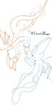 duo female fur hearth love male male/female paws romantic romantic_couple tail wings elementer elementerdragon dust:_an_elysian_tail elysium_dragons mythology fidget_(elysian_tail) bat dragon furred_dragon furred_scalie mammal mythological_creature mythological_scalie nimbat scalie hi_res sketch