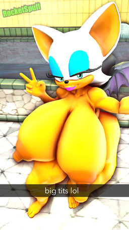 anthro bedroom_eyes big_breasts big_butt breasts butt feet female gesture hand_gesture huge_breasts humanoid_feet lips looking_at_viewer membrane_(anatomy) membranous_wings narrowed_eyes nipples nude plantigrade poolside seductive selfie smile smug solo swimming_pool thick_lips thick_thighs v_sign wings rocketspuff kabalmystic_(modeler) sega sonic_the_hedgehog_(series) rouge_the_bat bat mammal 3d_(artwork) 9:16 digital_media_(artwork) hi_res