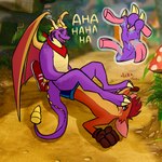 1:1 activision aged_up anthro anthrofied balloonist_spyro bodily_fluids crash_bandicoot crash_bandicoot_(series) crossover dragon duo facial_spikes feet foot_fetish foot_lick foot_on_face foot_play hi_res hindpaw jaw_spikes kerchief licking male male/male mythological_creature mythological_scalie mythology neck_spikes neckerchief paws red_kerchief saliva scalie spikes spikes_(anatomy) spyro spyro_the_dragon tickle_fetish tickling tickling_feet tigre-io tigrio_prulsan tongue