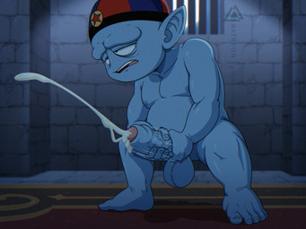 5_toes ahegao anthro balls barefoot blue_body blue_skin bodily_fluids carpet castle clothing cum cumshot ejaculation erection feet foreskin genital_fluids genitals gooning hat headgear headwear humanoid_feet humanoid_genitalia humanoid_penis humanoid_pointy_ears looking_pleasured male moon night nipples nude open_mouth penis plantigrade pointy_ears short shortstack solo toes prismanoodle dragon_ball emperor_pilaf humanoid mammal monster monstrous_humanoid 4:3 hi_res