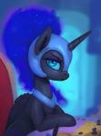 armor female feral headgear helmet horn looking_at_viewer solo wings rodrigues404 friendship_is_magic hasbro my_little_pony mythology nightmare_moon_(mlp) equid equine mammal mythological_creature mythological_equine winged_unicorn 2018