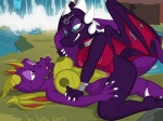 anthro areola big_breasts black_dragon breasts claws crossgender cynder dragon duo el-loko erect_nipples female horn lesbian lying nipples nude on_back purple_dragon pussy_juice scalie sex spyro spyro_the_dragon tribadism water waterfall wings
Rating: Explicit
Score: 24
User: Robinebra
Date: April 12, 2013