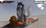 after_sex alfred_(umpherio) anthro blep bodily_fluids bottomwear breasts canid canine canis clothing competition cowgirl_position cum cum_meter defeat dominant dominant_female duo ears_down english_text eyes_closed female fox frederika_(nintendarkland) from_front_position fur gameplay_mechanics genital_fluids gui health_bar loincloth looking_pleasured lying male male/female mammal multicolored_body multicolored_fur navel nipples nude on_bottom on_top open_mouth orange_body orange_fur orgasm pivoted_ears red_fox sex sexual_competition sexual_fight simple_background spent text tongue tongue_out true_fox two_tone_body two_tone_fur umpherio wolf