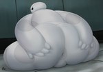 2022 4_fingers anus backsack balls baymax big_butt big_hero_6 brouva butt disney fingers genitals looking_back machine male not_furry nude presenting presenting_anus rear_view robot sitting solo spread_butt spreading white_body