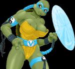 anthro areola bald big_breasts breasts brown_eyes camel_toe female hand_on_hip looking_at_viewer mask nipple_slip nipples non-mammal_breasts simple_background solo transparent_background whip real-warner teenage_mutant_ninja_turtles the_next_mutation venus_de_milo_(tmnt) reptile scalie turtle 2011 alpha_channel