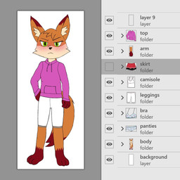 angry anthro assisted_exposure black_bottomwear black_clothing black_skirt blue_bra blue_clothing blue_panties blue_underwear blush blushing_profusely bottomwear bow_camisole bow_leggings bow_legwear bra bra_removed breasts camisole camisole_removed censor_bar clothed clothing clothing_removed colored_edge_bra colored_edge_panties colored_edge_underwear crotch_seam dipstick_ears dipstick_tail ear_markings embarrassed female floral_pattern_bra floral_pattern_panties floral_pattern_underwear flower_bra flower_panties flower_underwear fur gloves_(marking) green_eyes hand_on_hip hoodie hoodie_removed inner_ear_fluff layered_skirt leg_markings leggings leggings_removed legwear markings midriff multicolored_ears navel nude orange_body orange_fur panties panties_removed pattern_bottomwear pattern_bra pattern_clothing pattern_panties pattern_topwear pattern_underwear pink_clothing pink_hoodie pink_topwear red_bottomwear red_clothing red_skirt short_camisole skirt skirt_removed socks_(marking) solo standing tail tail_markings topwear topwear_removed training_bra tuft underwear underwear_only undressed user_interface white_camisole white_clothing white_leggings white_legwear white_underwear ponponthedreambunny canid canine fox mammal 1:1 2025 animated censored digital_drawing_(artwork) digital_media_(artwork) high_framerate no_sound short_playtime video