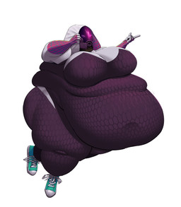 5_fingers belly belly_rolls bent_leg big_belly big_breasts big_butt blue_clothing blue_footwear blue_shoes blue_sneakers bodysuit breasts butt clothed clothed_female clothed_humanoid clothing cosplay crossover_cosplay eyes_closed fat_arms fat_legs feet female female_humanoid fingers footwear fully_clothed fully_clothed_female fully_clothed_humanoid hood_up huge_belly huge_breasts huge_butt huge_thighs light morbidly_obese morbidly_obese_female morbidly_obese_humanoid multicolored_bodysuit multicolored_clothing multicolored_skinsuit navel_outline not_furry obese obese_female obese_humanoid overweight overweight_female overweight_humanoid purple_bodysuit purple_clothing purple_mask purple_skinsuit shoes simple_background skinsuit sneakers solo superhero_costume thick_thighs tight_clothing white_background white_hood comedii bioware electronic_arts marvel mass_effect spider-gwen tali'zorah alien alien_humanoid humanoid quarian 2026 absurd_res colored crossover digital_drawing_(artwork) digital_media_(artwork) english_description full-length_portrait hi_res lighting portrait shaded