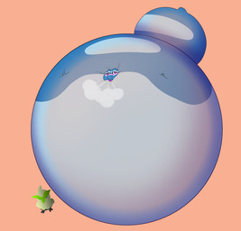air_from_mouth air_inflation ambiguous_gender beak belly belly_expansion big_belly big_cheeks big_tail black_eyes blue_body blush body_inflation cheek_expansion duo expansion eyebrows feral green_beak green_body green_eyebrows huge_belly huge_cheeks huge_tail hyper hyper_belly hyper_inflation hyper_tail immobile inflation multicolored_body orange_background puffed_cheeks purple_sclera red_tongue round_body simple_background spherical_inflation tail tail_expansion three-quarter_view tongue tongue_out two_tone_body white_body white_eyes errorrobotic nintendo pokemon avian browt gecqua generation_10_pokemon pokemon_(species) reptile scalie 2026 colored digital_media_(artwork) hi_res shaded