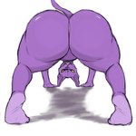 anthro anus balls barefoot barely_visible_anus big_butt bubble_butt butt feet genitals hairless huge_butt huge_hips huge_thighs humanoid_feet hyper hyper_butt male nude plantigrade pose purple_body simple_background soles solo thick_thighs wide_hips gypsy_king_(artist) dragon_ball dragon_ball_super beerus domestic_cat felid feline felis hairless_cat mammal sphynx_(cat) 1:1