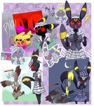 absurd_res anthro audino black_body black_fur breasts bunnelby canid canine checkered_style_umbreon clothed clothing comic eeveelution female feral fox fur fur_markings generation_1_pokemon generation_2_pokemon generation_5_pokemon generation_6_pokemon group hi_res lagomorph leporid mammal markings medium_breasts mouse murid murine nintendo partially_clothed pikachu pokemon pokemon_(species) pokemon_unite psibunny rabbit red_eyes rodent tagme umbreon