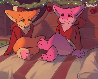 3_toes 4_fingers affectionate after_orgasm after_sex after_sex_sleeping afterglow amazon_position anal anal_orgasm anal_penetration anal_wink animal_dildo animal_genitalia animal_penis animal_sex_toy anthro anthro_on_anthro anthro_penetrated anthro_penetrating anthro_penetrating_anthro anus arms_around_partner arms_around_torso aroused ass_up audible_ejaculation audible_throbbing backsack ball_slap balls balls_deep balls_on_face balls_on_nose becoming_erect bed bedding bedroom_eyes big_anus big_balls big_butt big_ears big_feet biped blep blinking blush bodily_fluids book bottomless bottomwear bouncing_balls bouncing_penis brown_eyes butt butt_grab butt_on_face canine_dildo canine_genitalia canine_penis chair cheek_tuft chest_tuft christmas_clothing christmas_decorations christmas_lights christmas_present christmas_stocking christmas_tree claws clenching_balls clothed clothed_anthro clothed_male clothing clothing_lift cookie cowgirl_position crossed_legs crouching cuddling cum cum_covered cum_covered_penis cum_from_ass cum_in_ass cum_in_mouth cum_in_throat cum_inside cum_on_balls cum_on_bed cum_on_bedding cum_on_butt cum_on_face cum_on_own_balls cum_on_own_penis cum_on_penis cum_on_self cum_overflow cum_splatter cum_spurt cumshot cumshot_after_pull_out curling_toes deep_throat detailed_background dildo docking doggystyle dominant dominant_anthro dominant_male drinking drinking_cum dripping duo ejaculating_on_another ejaculating_on_self ejaculation entwined_tails equine_dildo erection excessive_cum excessive_genital_fluids excessive_precum excessive_saliva eye_contact eyes_closed face_fucking facesitting facial_tuft fade_out fade_to_black feet fellatio fingers fireplace first_person_view flashing fluffy food foreplay from_behind_position from_front_position frottage fur furniture gagging genital_fluids genitals gentle_sex gift giggle giggling glistening glistening_balls glistening_body glistening_butt glistening_genitalia glistening_penis half-closed_eyes hand_on_butt hand_on_penis handpaw hands-free hands_free_penetrating_(penile) happy happy_sex head_on_pillow heartbeat high-angle_view hindpaw holidays hood hoodie hoodie_only hug hugging_another imminent_anal imminent_sex inside intense_orgasm internal internal_anal intimate inviting inviting_to_sex irrumatio knot knot_fucking knot_in_ass knot_in_sheath knot_root knot_swelling knotted_dildo knotting laugh leaking_precum leaning leaning_forward legs_up long_orgasm long_tail looking_at_another looking_at_genitalia looking_at_partner looking_down looking_down_at_genitalia looking_pleasured looking_up looking_up_at_another looking_up_at_partner love loving_sex low-angle_view lying lying_on_bed male male/male male_anthro male_penetrated male_penetrating male_penetrating_male male_pov messy moan multicolored_body multicolored_fur multiple_angles multiple_positions music narrowed_eyes navel neck_bulge neck_tuft night north_pole_position nude nude_anthro nude_male on_back on_bed on_bottom on_top open_mouth oral oral_knot_fucking oral_knotting oral_orgasm oral_penetration orange_body orange_fur orgasm partially_clothed pawpads paws penetrable_sex_toy penetration penile penile_penetration penis penis_backwards penis_between_thighs penis_grab penis_in_ass penis_in_mouth penis_in_sheath penises_touching perineum pillow pink_body pink_fur pink_pawpads plant plantigrade plap plap_(sound) pop_(sound_effect) pose power_bottom precum precum_on_own_penis precum_on_penis precum_on_sheath precum_on_tail precum_string presenting presenting_balls presenting_genitalia presenting_penis presenting_sheath prostate prostate_stimulation pull_out quiet_moan quiet_sex raised_bottomwear raised_clothing raised_skirt rear_view red_clothing red_eyes relaxing_sex retracted_balls retracted_sheath romantic romantic_ambiance romantic_couple romantic_sex rug rumbling_stomach saliva saliva_drip saliva_on_balls saliva_on_butt saliva_on_face saliva_on_penis saliva_on_tongue saliva_string seductive sex sex_toy shaking_legs shaking_orgasm shaky_legs sheath sheath_frottage sheath_penetration sheath_play shirt shirt_lift shocked side_view silly silly_face sitting sitting_on_another sitting_on_bed skirt skirt_lift slap sleeping sleeping_nude sleeping_on_partner sleeping_together sound_effects south_pole_position spade_tail spread_legs spreading squatting_pose standing standing_sex submissive submissive_anthro submissive_male swallowing swallowing_sound_effect swelling swinging_penis table tail tail_around_knot tail_around_knot_root tail_around_penis tail_coil tail_fetish tail_play tail_sex tailjob tailjob_while_penetrating tender thick_tail thick_thighs three-quarter_view throat_swabbing throbbing throbbing_knot throbbing_penis toe_claws toes tongue tongue_on_penis tongue_out tongue_out_fellatio topwear topwear_only tree tuft two_tone_body two_tone_fur undressing undressing_self vein veiny_knot veiny_penis wide_hips worm's-eye_view conditional_dnp sound_warning voidpastelchalk opennsfwsp_(sfx) spicygaydog_(va) christmas nintendo nintendo_switch_2 canid canine hybrid mammal unknown_species 2026 2d_animation animated digital_media_(artwork) frame_by_frame huge_filesize long_playtime multiple_scenes sound voice_acted