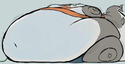 anthro belly big_belly big_tail bottomwear chubby_cheeks clothed clothing hose hose_in_mouth hose_inflation huge_belly huge_tail hyper hyper_belly immobile inflation liquid_inflation male morbidly_obese morbidly_obese_anthro morbidly_obese_male navel obese obese_anthro obese_male overweight overweight_anthro overweight_male shirt shorts simple_background sitting solo tail tank_top tight_clothing topwear water water_inflation comerboy75 turin_montana aquatic fish shark 2026 hi_res