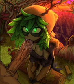 anthro balls beanie big_penis branch branch_horn breasts clothing detailed_background duo fellatio female genitals glowing glowing_eyes green_eyes green_hair hair hands_in_lap hat headgear headwear high-angle_view horn leaf leaf_hair long_penis looking_at_another male male/female musk musky_penis nude oral orange_beanie orange_clothing orange_hat orange_headwear outside penile penis plant plant_hair plant_horn pseudo_hair pseudo_horn purple_clothing purple_topwear sex sitting standing topwear vein veiny_penis white_body white_skin lordmoku adventure_time cartoon_network huntress_wizard human humanoid mammal 2025 digital_media_(artwork) hi_res
