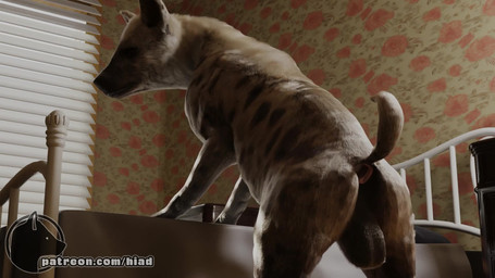 anal anal_oviposition animal_genitalia anus backsack balls bed bedroom butt egg feral furniture gaping gaping_anus genitals inside looking_back male male_feral oviposition raised_tail realistic_feral rock sex sheath solo tail tail_anus text hiad patreon hyena mammal spotted_hyena 16:9 2023 3d_(artwork) 3d_animation animated digital_media_(artwork) hi_res loop short_playtime sound url video widescreen