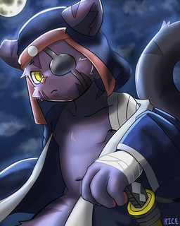 anthro asian_clothing bandage black_headdress bottomless bottomless_male clothed clothing cloud east_asian_clothing japanese_clothing kimono looking_at_viewer male melee_weapon moon navel night open_clothing open_kimono outside serious solo sword tail weapon yellow_eyes young young_anthro young_male rice38 bemani konami pop'n_music kagetora_(pop'n_music) domestic_cat felid feline felis mammal 2026 4:5 absurd_res hi_res