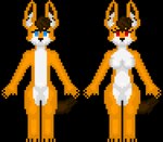 anthro brown_hair claws duo ears_up female fur hair male nude orange_body orange_fur phantoms_curse tail lunalyst canid canine fox mammal