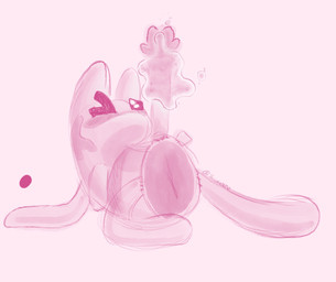 ambiguous_gender amputee animal_genitalia anthro blush crawling disability ears_up exposed genital_slit genitals magic markings missing_arm mouthless noseless nude one_eye_closed pink_body plushie plushie_tag plushophilia simple_background solo squinted_eyes stained stitch_(sewing) striped_markings stripes tail tail_pull tail_tuft text tuft unknown_genitals toxic_love_nsfw zebby_(demon_ascended) ambiguous_species animate_inanimate living_plushie colored digital_drawing_(artwork) digital_media_(artwork) english_text hi_res monochrome pink_and_white shaded signature nonbinary_(lore)