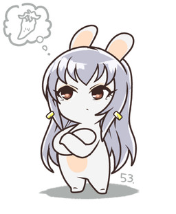 accessory alternate_species anthro arms_bent bangs brown_eyes crossed_arms eyelashes eyelashes_through_hair fangs featureless_crotch featureless_feet feet female female_anthro food fruit fur furrification grey_hair hair hair_accessory jalapeno_pepper lidded_eyes light long_ears long_hair looking_at_viewer mitten_hands no_eyebrows noseless nude nude_anthro nude_female number pepper_(fruit) plant rabbidification simple_background solo standing tan_eyelids tan_inner_ear teeth thinking thought_bubble translucent translucent_hair white_body white_fur charisuke cygames idolmaster idolmaster_cinderella_girls raving_rabbids rayman_(series) ubisoft noa_takamine lagomorph mammal rabbid 2024 absurd_res colored crossover digital_drawing_(artwork) digital_media_(artwork) full-length_portrait hi_res japanese_description lighting portrait shaded simple_shading