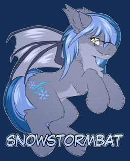 bangs blue_eyes blue_hair blue_tail cutie_mark eyewear feral fluffy fur glasses grey_body grey_fur hair long_hair looking_at_viewer male membrane_(anatomy) membranous_wings multicolored_hair on_hind_legs outline pose quadruped rectangular_glasses solo tail text three-quarter_view two_tone_hair wings snowybark hasbro my_little_pony midnight_snowstorm bat_pony equid equine horse mammal alpha_channel character_name digital_drawing_(artwork) digital_media_(artwork) english_text full-length_portrait hi_res portrait