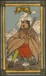 anthro bat_wings card card_template clothed clothing cloud fortune_telling fur hair holding_object male melee_weapon membrane_(anatomy) membranous_wings minor_arcana outside page_of_swords_(tarot) sky solo standing sword swords_(tarot) tarot tarot_card weapon wings musorok naridian bat hybrid hyena mammal spotted_hyena 2019 digital_media_(artwork)