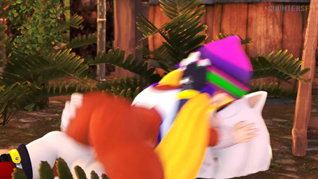 5_fingers anthro balls beanie big_balls big_butt big_penis black_clothing black_gloves black_handwear blonde_hair bottomless bottomless_anthro bottomless_female bouncing_balls bouncing_butt brown_body brown_fur bubble_butt butt butt_grab butt_jiggle clothed clothing crop_top curvy_figure detailed_background duo erection eyelashes eyes_closed fast_sex female fingerless_gloves fingers forest from_front_position fur genitals gloves grope hair hand_on_butt handwear hat headgear headwear huge_hips huge_thighs jiggling jungle kissing long_hair lying making_out male male/female moan multicolored_body multicolored_fur nude nude_anthro nude_male on_back outside penetration penis pigtails plant reverse_missionary_position sex shirt tan_body tan_fur thick_thighs topwear tree two_tone_body two_tone_fur vaginal vaginal_penetration voluptuous voluptuous_anthro voluptuous_female white_body white_fur wide_hipped_anthro wide_hipped_female wide_hips countersfm kabalmystic_(modeler) nyaughtymeow_(va) opennsfwsp_(sfx) donkey_kong_(series) nintendo sega sonic_the_hedgehog_(series) chris_(christianvega64) fan_character tiny_kong eulipotyphlan haplorhine hedgehog kong mammal monkey primate 16:9 2025 3d_(artwork) 3d_animation animated digital_media_(artwork) hi_res high_framerate short_playtime sound source_filmmaker_(artwork) voice_acted webm widescreen