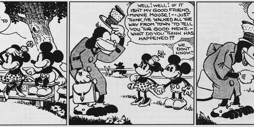 anthro bag bottomwear clothing coat dialogue eyes_closed eyewear female floppy_ears flower footwear glasses gloves group hand_holding hand_on_own_head handwear hat headgear headwear high_heels male male/female motion_lines outside pants plant shoes skirt speech_bubble standing text top_hat topwear tree trio walt_disney_(artist) win_smith disney public_domain mickey_mouse minnie_mouse sylvester_shyster canid canine canis domestic_dog mammal mouse murid murine rodent 1930 20th_century absurd_res ancient_art black_and_white comic english_text hi_res long_image monochrome signature wide_image