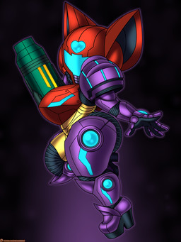 anthro arm_cannon armor big_breasts breasts curvy_figure female full_body_suit headgear helmet solo thick_thighs wide_hips omegasunburst metroid nintendo sega sonic_the_hedgehog_(series) rouge_the_bat samus_aran_(cosplay) bat mammal 2025 3:4 absurd_res hi_res