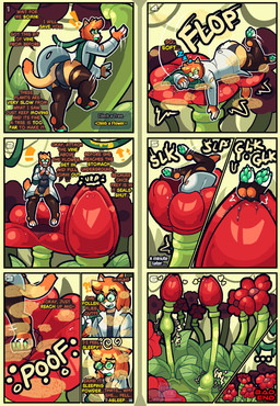 anthro bad_end carnivorous_plant clothed clothing death digestion extreme_size_difference fatal fatal_vore femboy forced forest fur hair jungle male male_prey micro monster_pred outside plant plant_pred plant_vore shrunken size_difference solo sound_effects speech_bubble tail text tired topwear tree vore nagifur nagi_(nagifur) elemental_creature felid feline flora_fauna mammal plant_monster comic digital_media_(artwork) english_text hi_res sequence